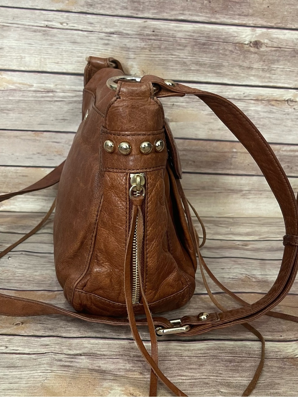 Rebecca Minkoff Beloved Mini Biden Leather Crossbody - Picture 6 of 7